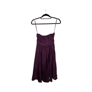 THE LIMITED Purple Strapless Dress